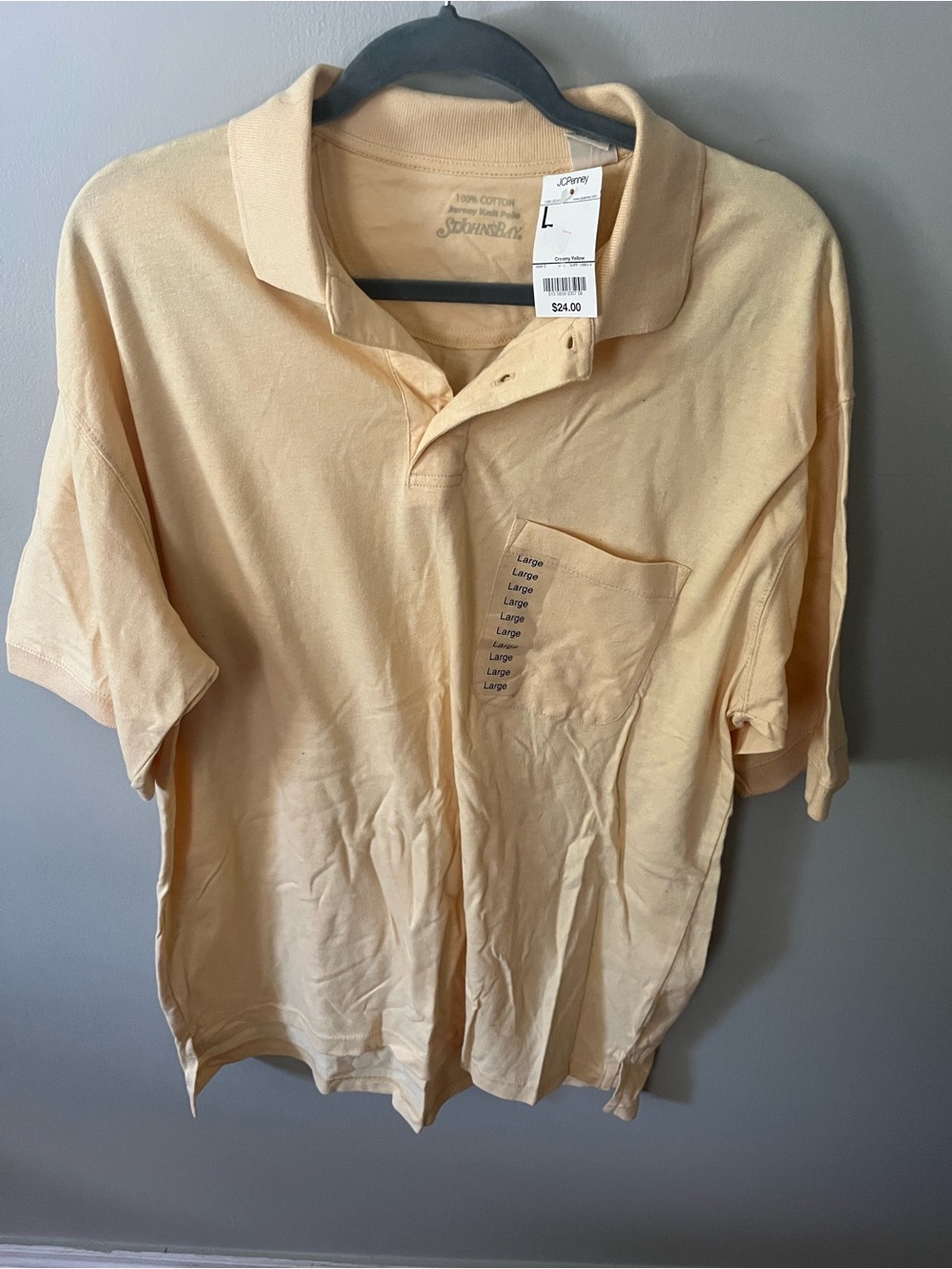 NWT ST JOHND BAY MENS POLO L